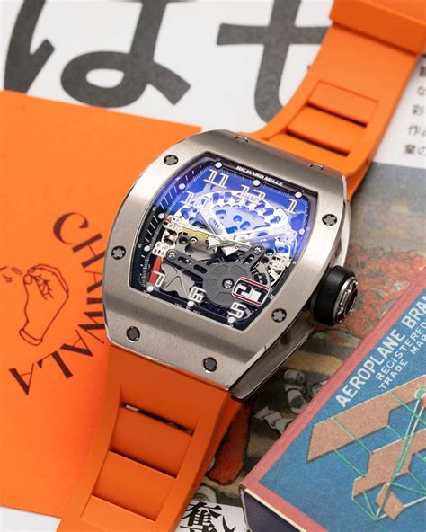 richard mille orange strap|Richard Mille RM 011 .